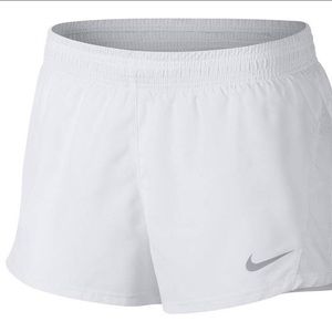white nike shorts